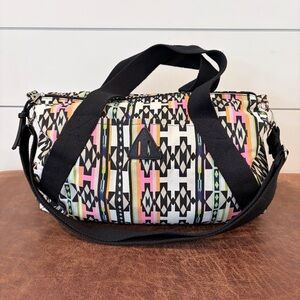 Candie's Bohemian Retro Vintage Geometric Tribal Travel Duffle Gym Bag